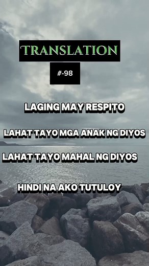 150 reactions · 28 shares | Tagalog to English Translation #lessontranslation #highlightseveryone #Highlights2023 #viralreelsfbpage #reelspostfb #learnbasicenglishphrases #reelsfypシ2023 #followerseveryone #followersreels #learn #tagalog #englishlearning #translation #followers #highlights #highquality #basicenglishsentences | Mary Allana Rival | Facebook