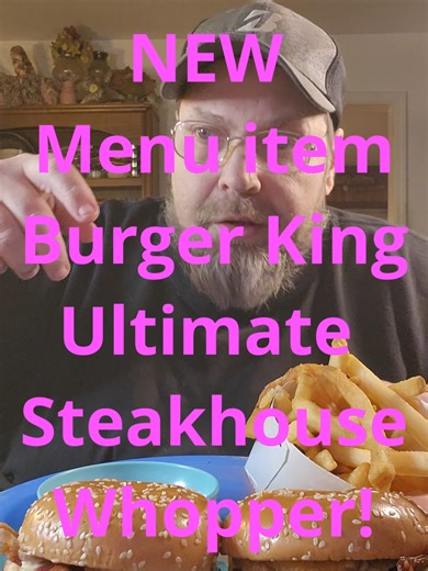 NEW menu item! Burger King Ultimate Steakhouse Whopper!#eatingasmr #eating #muckbangasmr #foodasmr #muckbangeating #foodreview #foodcritic #newmenuitems #cooking #foodie