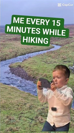 Why hiking isn't just walking. #memes #youtubeshorts #hasbullah #hiking