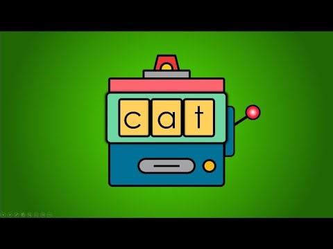 PowerPoint Custom CVC Word Slot Machine Game [Tutorial]