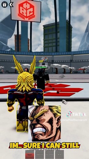 AFO vs All Might Showdown in Heroes Battlegrounds