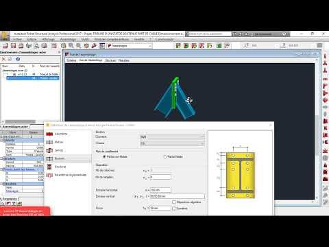 Robot SAP Ouvrages Spéciaux: Analyse Structurale d'une Toiture Suspendue Complexe Part37
