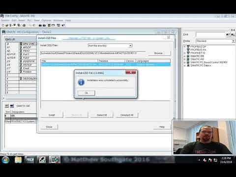 PROFINET GSDML File Installation and Device Addition