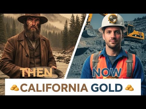 California Gold Mining Then vs Now | How Gold Is Mined From River to Gold Bar | Usa Gold Documentary