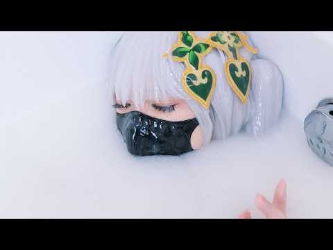 Engulfed in glutious slime. #slime #Nahida #genshinimpact