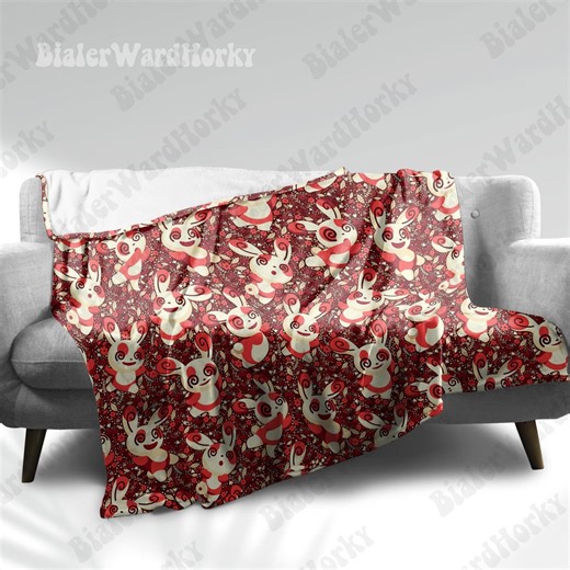 Spinda Blanket Summer Vibes - Dizzy Manga Throw Soft Blanket Anime Decor - Etsy