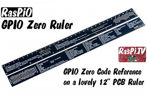 Raspberry Pi RasPiO GPIO Zero Code Reference Ruler (video)