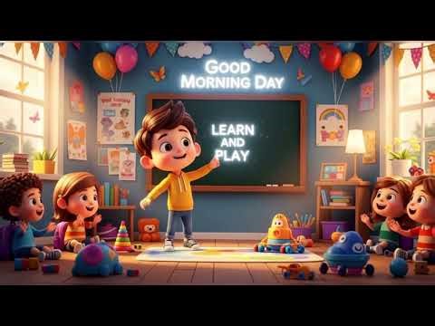 Good Morning Techer | Popular Nursery Rhyme For Kids | Sing Along With Kids