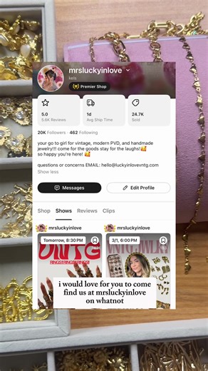 Exploring the Whatnot App: A Vintage Jewelry Haven