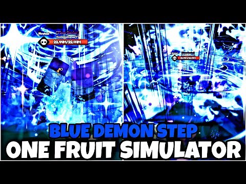 Blue Demon Step Guide and Showcase | One Fruit Simulator