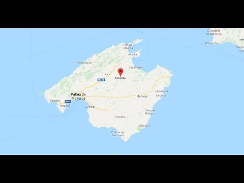 Mallorca Karte - Landschaft und Landkarte: