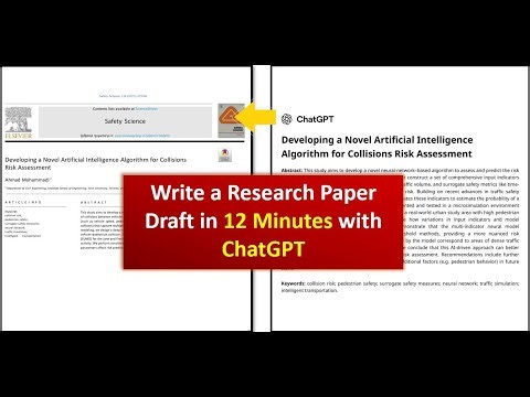 Write a Research Paper Draft in 12 Minutes – ChatGPT (Part 1)
