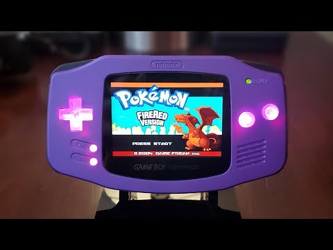 Gameboy Advance backlit buttons overview