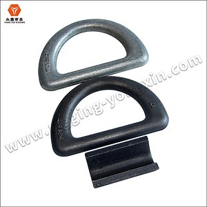 [Hot Item] 36t Forged Container Lashing D Ring with Clamp|Type B Lashing D Ring