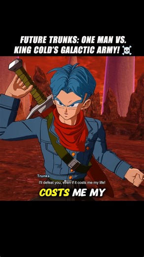 Future Trunks: One Man vs. King Cold's Galactic Army! 🥶 #crashout #kingcold #sparkingzero #dbz