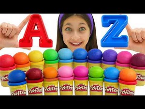 Learn ABC with Play-Doh! | Making Alphabet Letters for Toddlers