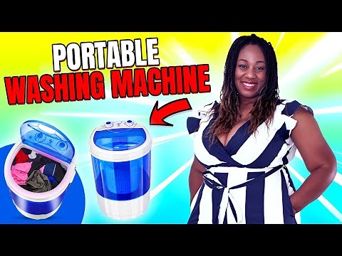 Portable washing machine review 2021. It's cute but does it work? Amazon Review