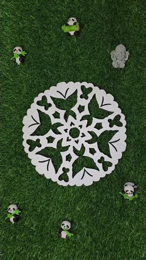 Easy Paper Cutting ✂️ | Kirigami Design Tutorial ❄️”