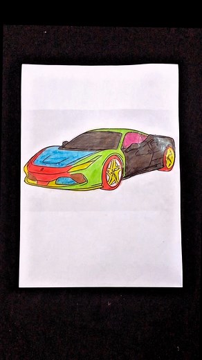 Ferrari SF90 Stradale — where raw power meets electric precision My brush captures the speed, energy, and evolution of Ferrari’s first hybrid masterpiece. | Ball Bailz