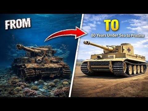 IMPOSSIBLE Restoration — WWII Tiger I Tank 80 Years Under Sea to Pristine