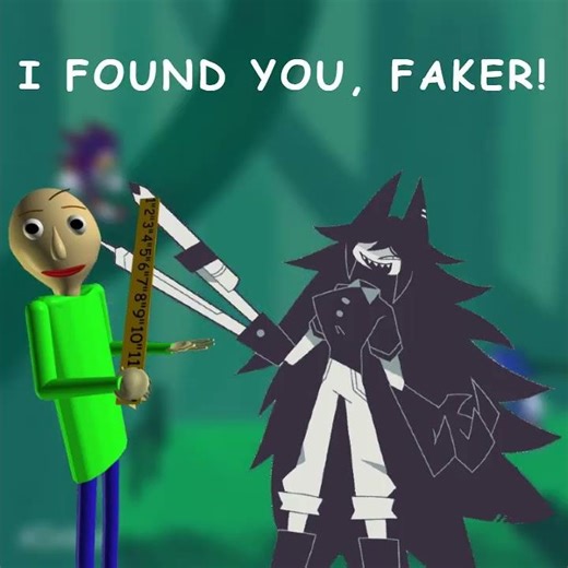 SONIC ADVENTURE 2 (FAKER SCENE) BUT WITH MS. CIRCLE & BALDI!