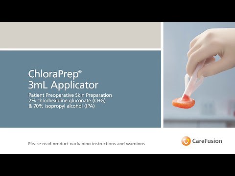 How to Use CareFusion ChloraPrep Applicator?