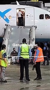 On January 24, 2025, a Global Crossing Airlines (GlobalX) flight carrying approximately 90 deportees from the United States to Belo Horizonte was delayed in Manaus due to an incident during its refueling stop. The confusion onboard led to the activation of the aircraft's emergency slides, forcing the passengers to disembark. Maintenance crews are now working to reinstall the slides, a process expected to cause significant delays. The deportees, who cannot remain unsupervised until handed over to
