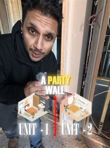 Multiplexes aren’t built like single-family homes. When plumbing runs through a shared party wall, fire separation becomes critical. That’s why you’ll see fire-blocking drywall boxes like this — they help slow or stop fire from spreading between units. Details like these require coordination between trades, and they’re easy to miss if you don’t know what to look for. Follow along before this gets covered up. #VancouverConstruction #BCBuilders #CanadianConstruction #MultiplexConstruction #FireBlo