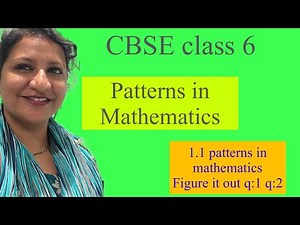 Chapter 1 Patterns in Mathematics CBSE class 6 in Malayalam
