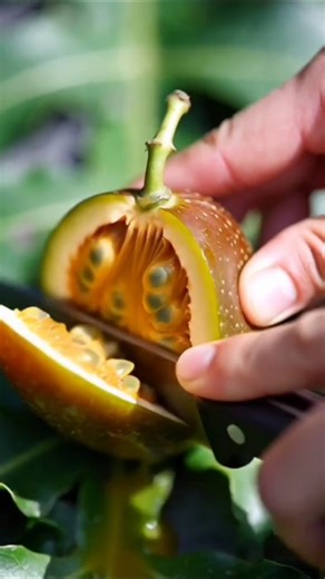 Fresh Passion Fruit Picking Krishna Phal Garden Fresh Healthy & Tasty Fruit 🍈#PassionFruit #Krishn