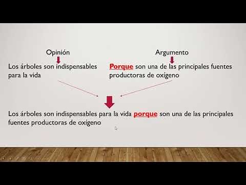 ARGUMENTO y OPINIÓN