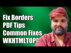Fix WKHTMLTOPDF Border Issues in PDFs: Common Solutions and Tips