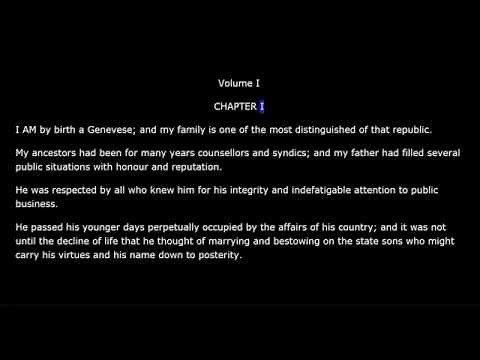 Frankenstein - 1818 - by Mary Shelley - Volume 1 - Chapter 1