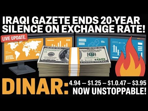 Iraqi Gazette Breaks Silence After 20 Years — Exchange Rate RV Unstoppable! 🔥 Iraqi Dinar News 2025