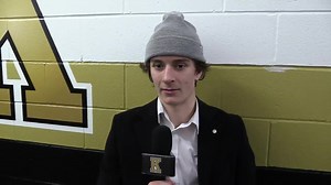 1.2K views · 43 reactions | Post Game Interviews: January 20, 2023 Fresh off a 3-2 victory over the Oshawa Generals on home ice. Maddox Callens and Cal Uens share their thoughts on the game. Special guest appearance by Tommy Budnick and Paul Ludwinski. #FrontsHockey | Ontario Hockey League | Kingston Frontenacs | Facebook