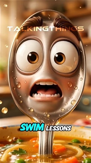 Talking Spoon Why Am I Always Dropped in Soup?! | FUNNY / SATIRE Animation Short