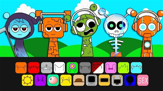 👻全阶段大公开！Incredibox Sprunki Oren 纸艺 DIY（buku kertas）每一步都超带感！