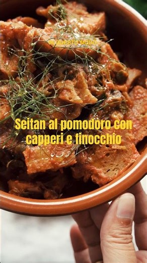 Seitan in tomato sauce with capers and fennel | The Bluebird Kitchen