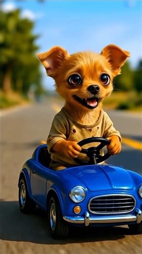 “Brave Puppy Saves His Car After Mischievous Pups Break It | Heartwarming Story”