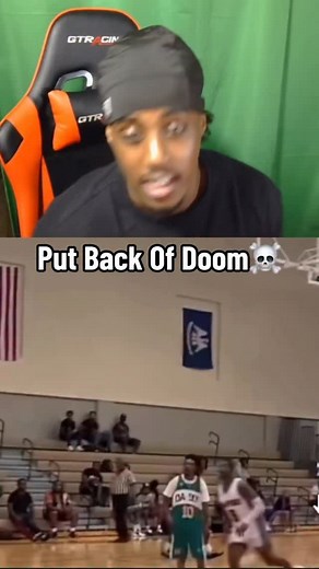 Kahin2x on Instagram: "That was deadly☠️ #fyp #basketball #reaction #dunk #kahin2x"