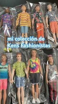 mi colección de Kens Fashionistas 🩵#barbie #fashionista #ken #colección #muñecas