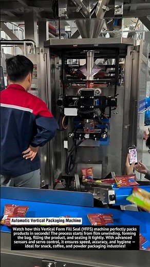 Automatic Vertical Packaging Machine – Fast, Precise & Efficient Packing System!