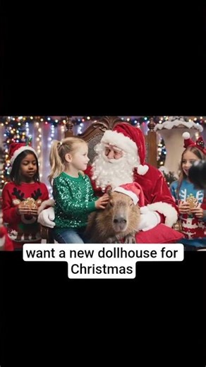 Captain Capy sings Christmas songs at school #animals #christmas #viralvideo #capybara