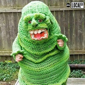 595K views · 2.8K reactions | This mom never thought her crochet costumes would go viral—but every Halloween she simply continues to out-BOO herself! Visit her Instagram @crochetverse for more! | Localish | Facebook
