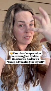 Update on my neurovascular consult 👇 The neurovascular surgeon reviewed my CT venogram of my head and neck and confirmed: ✔️ Moderate to severe venous stenosis (narrowing) at the top of my spine / back of my neck ✔️ No involvement of the styloid process — which is actually good news, because that means I don’t need a major skull-base surgery So yes… this spared me a massive surgery 🙏 But it’s not an answer. Because the compression is still there. And the symptoms are still very real. Their res