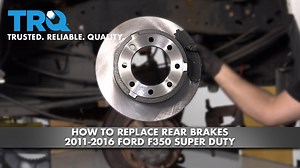 How To Replace Rear Brakes 2011-16 Ford F350 Super Duty