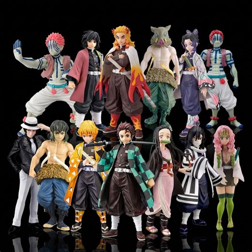 Demon Slayer Action Figures Set | Tanjiro Kamado Zenitsu Agatsuma Nezuko Figure | Kimetsu No Yaiba PVC Anime Collectible Gift - Etsy UK