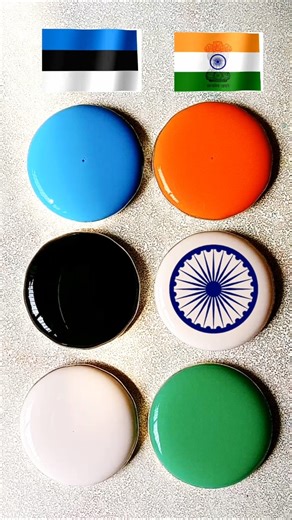 Jana gana Mana l national anthem ll #🇮🇳🇪🇪 flag art#trending #satisfying #viralshorts #ll