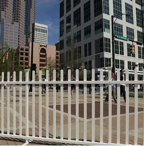 [Hot Item] Lightweight Portable Outdoor Fence Panel White Removable Aluminum Fence