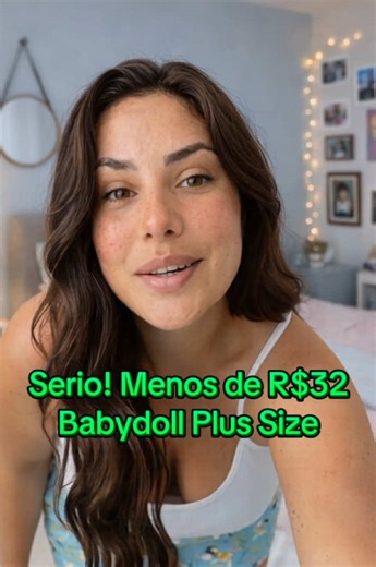 Babydoll Plus Size Pijama noite Dormir Estampado #babydoll #pijama #plussize #mulher #plus